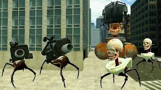 New Skibidi Toilet Skeletion and Camera parasite in Garry's Mod