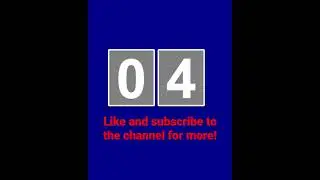 Creating a number counter using HTML and CSS