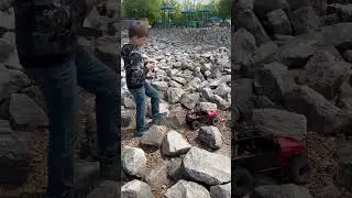 Breaking in the RC Jeep #enjoy #rcadventure #rccrawlers #follow #adventure #funny #mrbeast