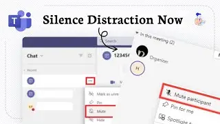 How to mute all participant in Microsoft Teams meeting