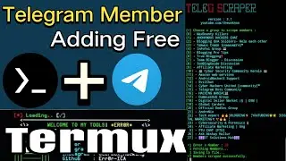 Free Members Adding In Telegram By Termux | Complete Termux Setup Without Error | Members Adding Way