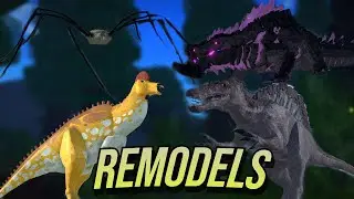 Movie Spino Remodel is FINALLY Here.. | Dinosaur Simulator Update Remodels + Reanimations