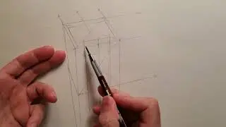 How-to: 3-pt diagrammatic drawing of a vintage camera