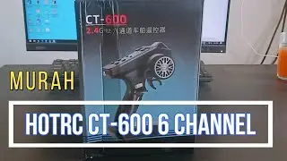 Remote HotRC 6 Channel Seri CT-600 | Review Lengkap dan Cara Pengunaan | Car | Boat | Tank | Rp4**rb