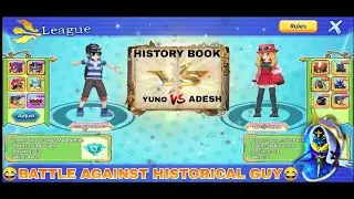 MAKING HISTORY Ft. GD-YUNO😂//RC ADESH VS HISTORICAL YUNO//ADDING NEW PHASE IN HISTORY BOOKS//Pokemon