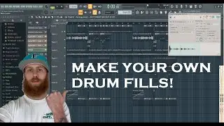 HOW TO MAKE YOUR OWN DRUM FILLS IN FL STUDIO! MAKING A BEAT IN FL STUDIO