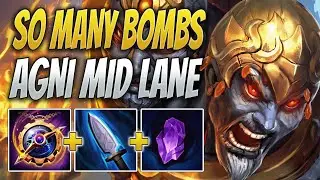 SO MANY BOMBS! Agni Mid Gameplay | SMITE 2 Conquest