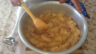 Яблочное пюре без сахара на зиму