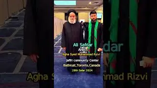 Ali Safdar & Agha Muhammad Rizvi @ jafferi community center , Bathrust ,Canada 28th Safar 2024 #noha