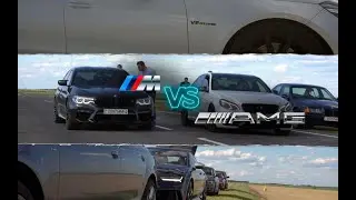 M5 F90 competition vs  E63amg и RS7. Битва тяжеловесов