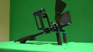 Estabilizador de video Neweer Kit de Creación de Video, jaula, doble empuñadura, soporte hombro