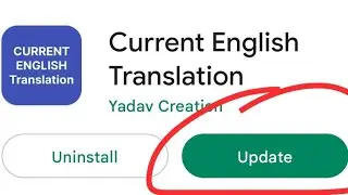 Are you update Current English Translation App