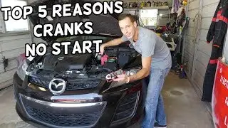 MAZDA CX-7 CRANKS BUT NOT STARTING. MAZDA CX7 NOT STARTING