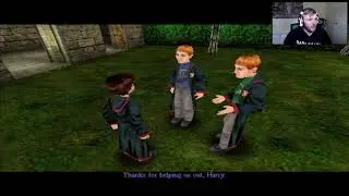 Harry Potter and the Philosopher's Stone PC Game with Facecam - Walkthrough Gameplay #2