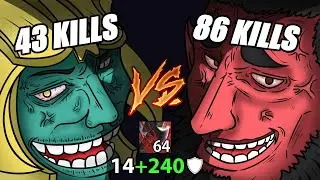 Watching Herald Axe With 86 KILLS AND 92% Phys Damage Reduction