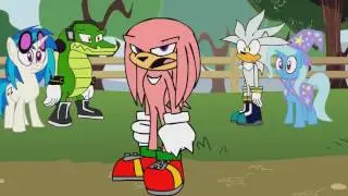 Knuckles vs Applejack