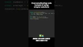 Overcomplicating code instead of using simpler solutions #javascript #codingtips #webdevelopment
