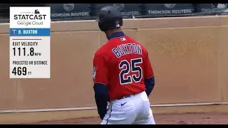 Bryon Buxton's Monster (469) FT HR     |    QUICK MLB HITS