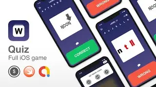 Quiz Game - Full iOS quiz/trivia game developed in Swift with Xcode - Has In-App Purchases for coins