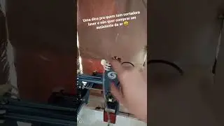 Uma dica pra quem tem cortadora laser e não quer comprar um assistente de ar 😀 