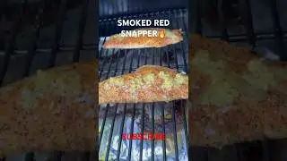 Smoked Red Snapper / #minorsmajor #bbq #fish #snapper #traeger
