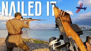 The gunplay was perfect in this Battlefield...