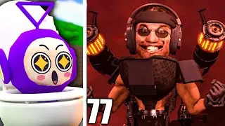 SKIBIDI TOILET IS FRIENDS NOW! | Tinky Winky Reacts: Skibidi Toilet 77 Part 1