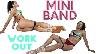 Mini Band Legs & Ass Workout 🏋️‍♀️ LACK OF SPACE is not an excuse for don’t workout