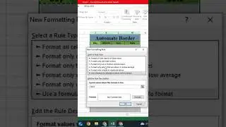 🖋 How to Add & Automate Borders in Excel | Quick Formatting Tips!