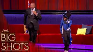 10-Year-Old Drum Major Timmy Steals the Show with Amazing Moves | Little Big Shots