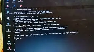 How to connect mysql to  Command prompt? 