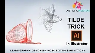 Draw with tilde key | Tilde Trick in Adobe Illustrator