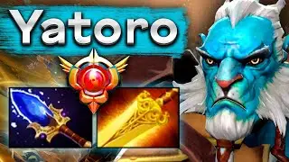Яторо с новой сборкой через Радик на Фантом Лансере! - Yatoro Phantom Lancer 7.34 DOTA 2