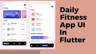 Daily Fitness Mobile Application code  in Flutter - Speed Code