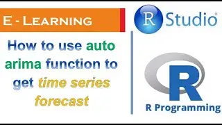 R Programming - How to use auto arima function to get time series forecast