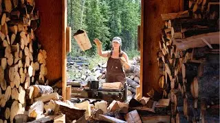 Cut Split Stack | Restocking the Woodshed & Installing a New Wood Stove