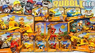 Buying all the Paw Patrol Rubble and Crew toys that is available | toy collection unboxing ASMR