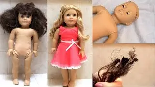 Fixing an old AG doll (+BURNED HAIR FAIL!)