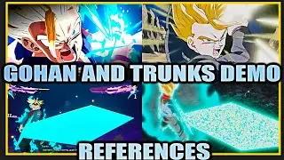 (4) DB Sparking Zero Demo Gohan And Trunks References