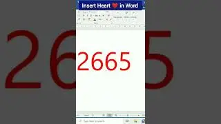 Ms Word 