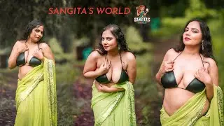 BONG BEAUTY IN OUTDOOR FEAT TAMALIKA SAREE FASHION VLOG 