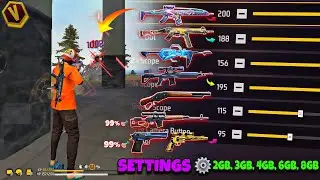 Free Fire Headshot setting 2026 🔥 Best Sensitivity Settings ⚙️| Sensitivity + HudSettings Free Fire