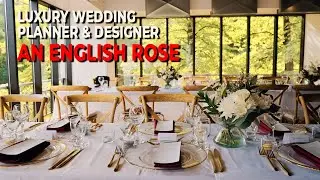 Luxury wedding planner & designer | An english rose, Montreal