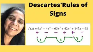Precalculus Descartes' Rules of Signs