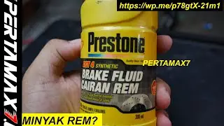 REVIEW Cairan Rem Prestone DOT4 Clear Brake Fluid Sering Disebut Minyak Rem 