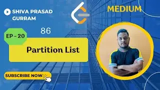 Lecture 20: Partition List | SPG | JAVA