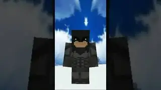 Minecraft But I Am Batman|Minecraft Batman Mod|Watch Till The End|#shorts