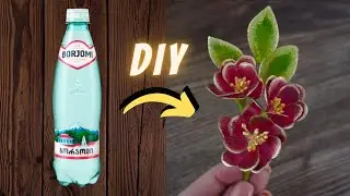 Tutorial flower from a plastic bottle / DIY / home decor