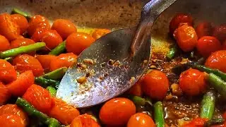 Tortellini Basil Garlic Asparagus Pan Fried Chicken Pasta - Cooking Stuff ep1