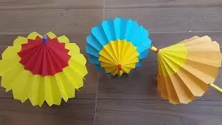 How to make a paper umbrella